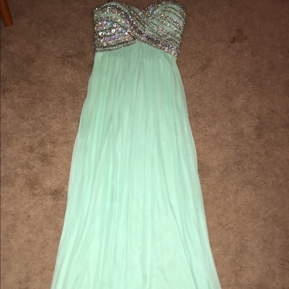 dillards mint green dresses